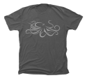 Giant Pacific Octopus T-Shirt Build-A-Shirt (Front   HM) Fashion