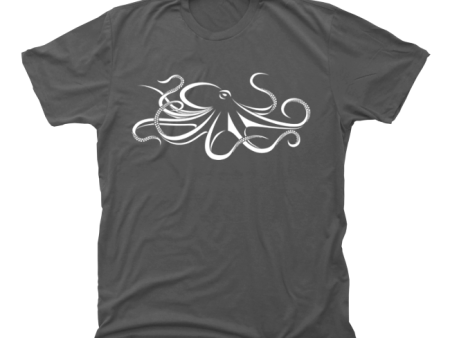 Giant Pacific Octopus T-Shirt Build-A-Shirt (Front   HM) Fashion