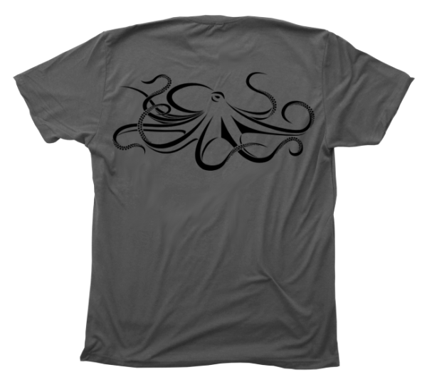 Giant Pacific Octopus T-Shirt Build-A-Shirt (Back   HM) Online Sale