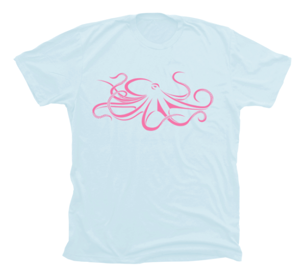 Giant Pacific Octopus T-Shirt Build-A-Shirt (Front   LB) Online