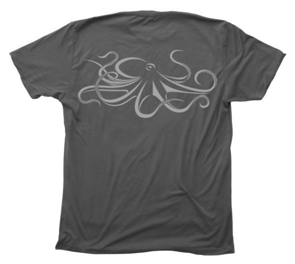 Giant Pacific Octopus T-Shirt Build-A-Shirt (Back   HM) Online Sale