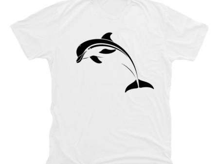 Dolphin T-Shirt Build-A-Shirt (Front   WH) Online Sale