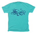 Giant Pacific Octopus T-Shirt Build-A-Shirt (Front   TB) For Cheap