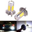 Maxbell H7 7.5W LED Fog Light Bulb 2Pcs Aluminum 10000-12000Mcd 12V DC Fit for Car Cheap