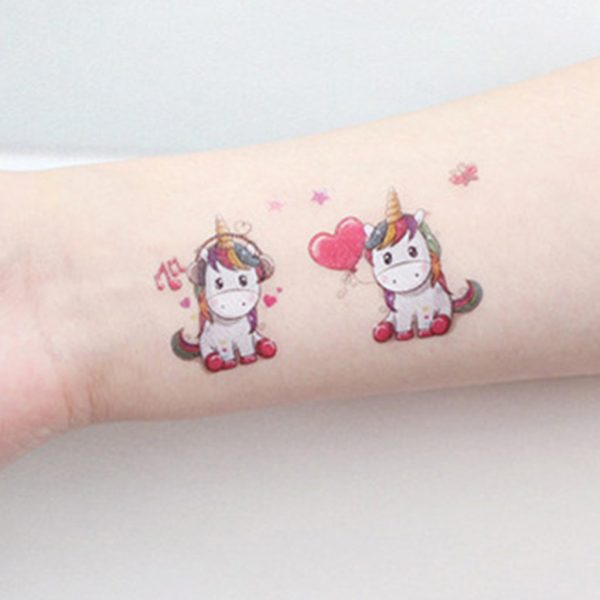 Maxbell 10pcs Animal Horse Temporary Tattoos Kids Body Transfer Stickers Decals Set For Cheap