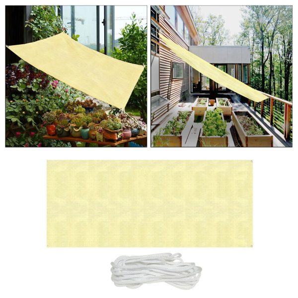 Maxbell Patio Sun Shade Canopy UV Block Outdoor Cover for Backyard Garden Playground 4x1.6m Cheap